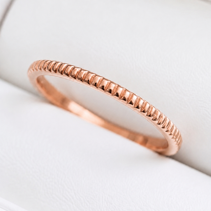 Mini « Kaori Rose » en argent rose gold