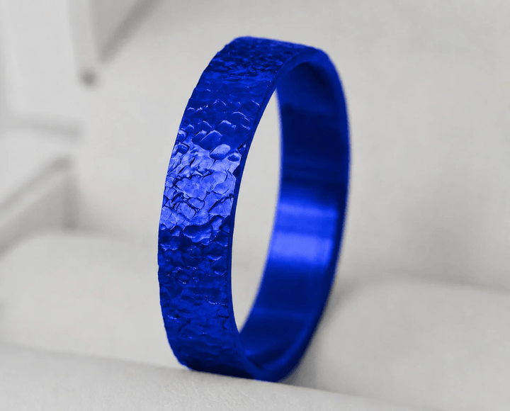 Inner ring (2/3 addon) "💙Ocean - Rock" in Rock steel for interchangeable mood ring