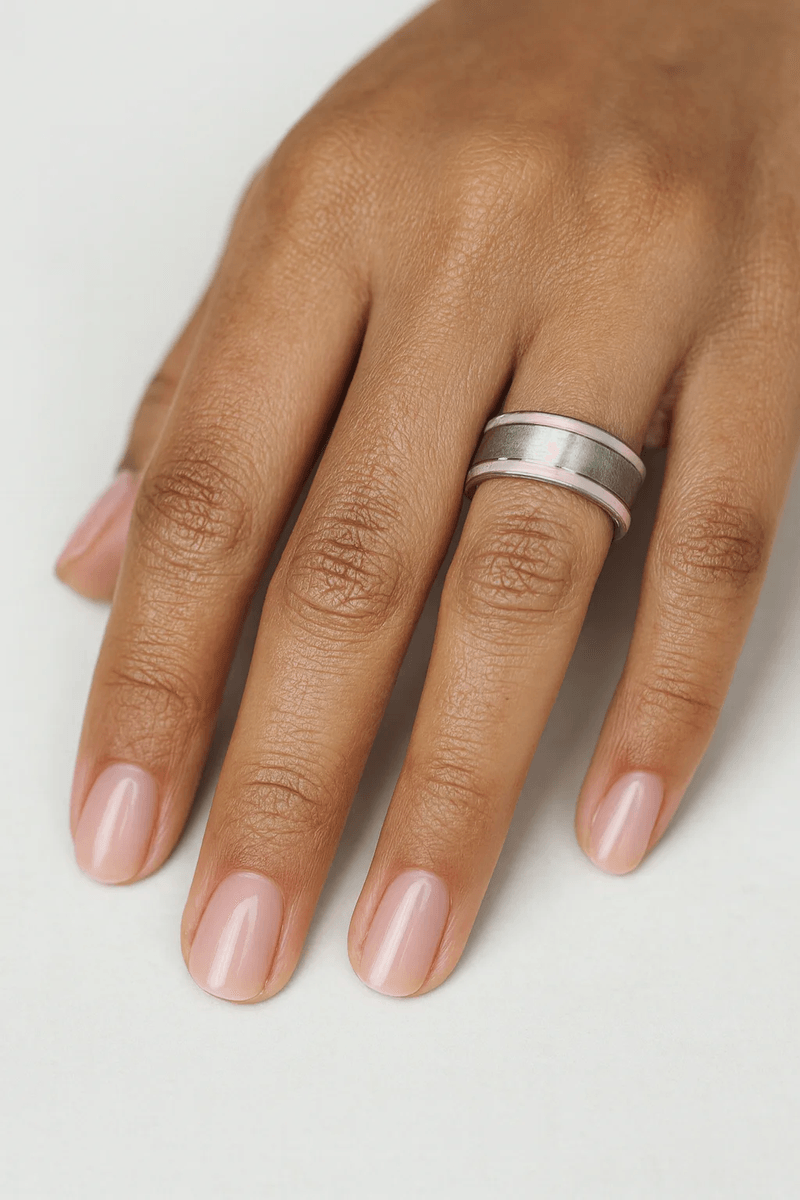 Précommande : Édition OCTOBRE ROSE 🌸 Base - Rosa 🌸 émail rose clair - nacré