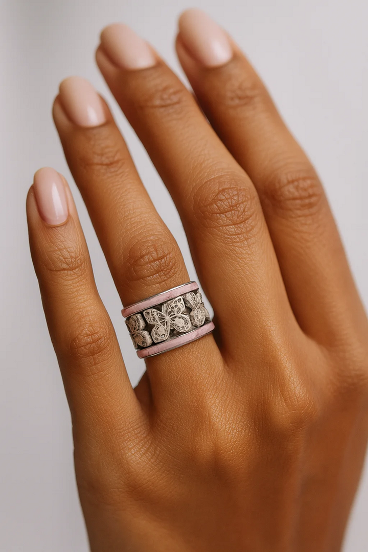 Précommande : Édition OCTOBRE ROSE 🌸 Base - Rosa 🌸 émail rose clair - nacré