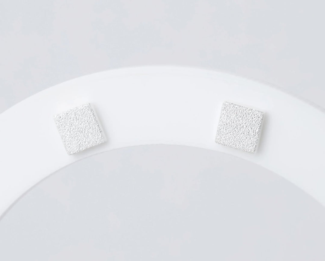 Coffret Aura authentique - square (bijoux d'oreille et 1 anneau)