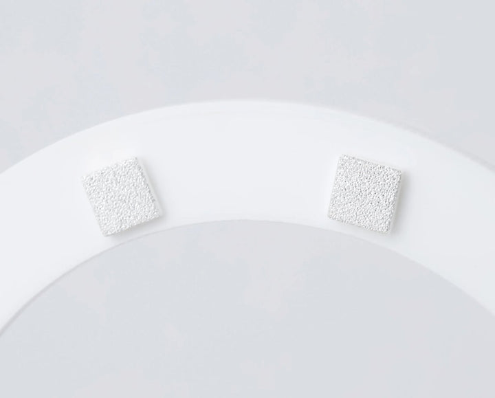 Coffret Aura authentique - square (bijoux d'oreille et 1 anneau)