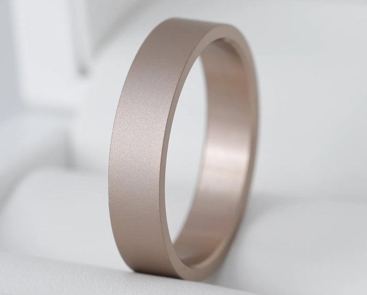 🤎 Anneau (deux tiers) en aluminium taupe pour bague mood interchangeable