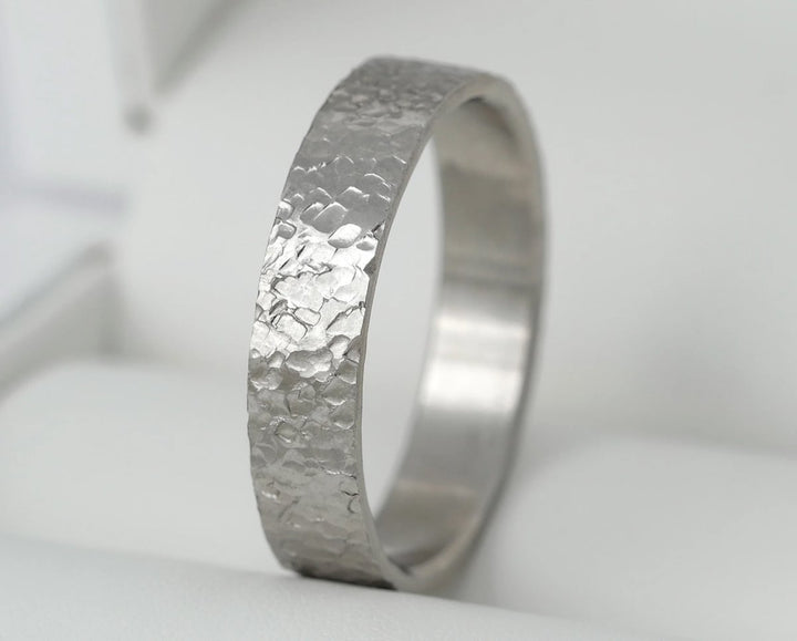 🩶 Anneau (deux tiers) en acier Rock pour bague mood interchangeable