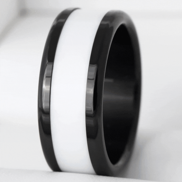 ⚫️ Base extra small black, arrondie polie en acier inoxydable (9mm)