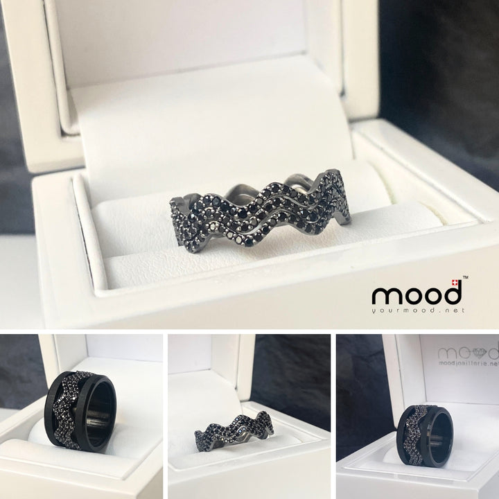 〰️  Pre-order: Middle addon "Nazaré set black" 〰️ for mood ring