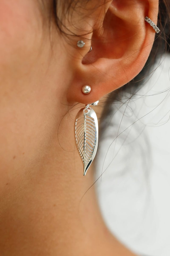 "Drop Autumn whispers " mood in 925 silver (Ear jewellery)