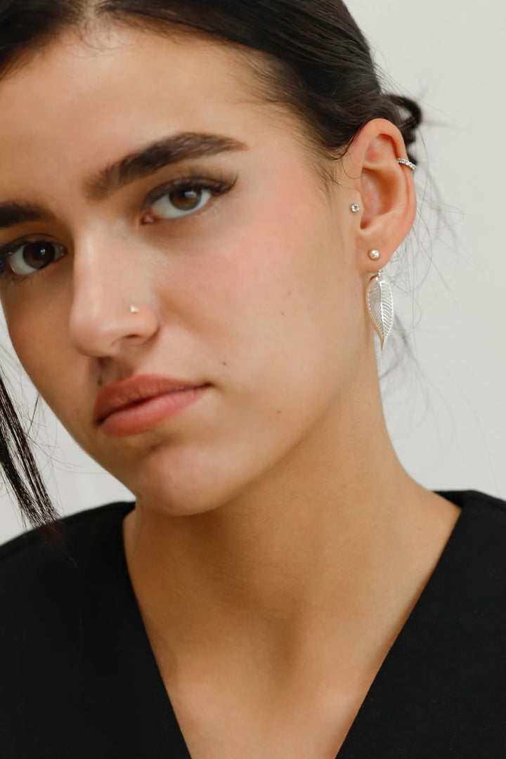 "Drop Autumn whispers " mood in 925 silver (Ear jewellery)