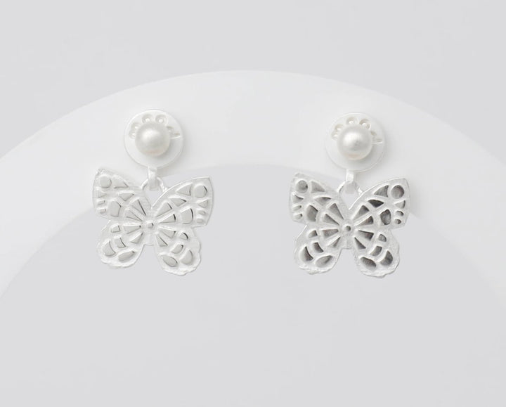 "Drop Mariposa " mood en argent 925 (Bijou d'oreille)