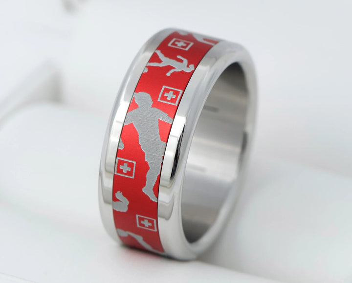 🇨🇭🇨🇭🇨🇭 2/3 Addon in red aluminium "Girly Nati"