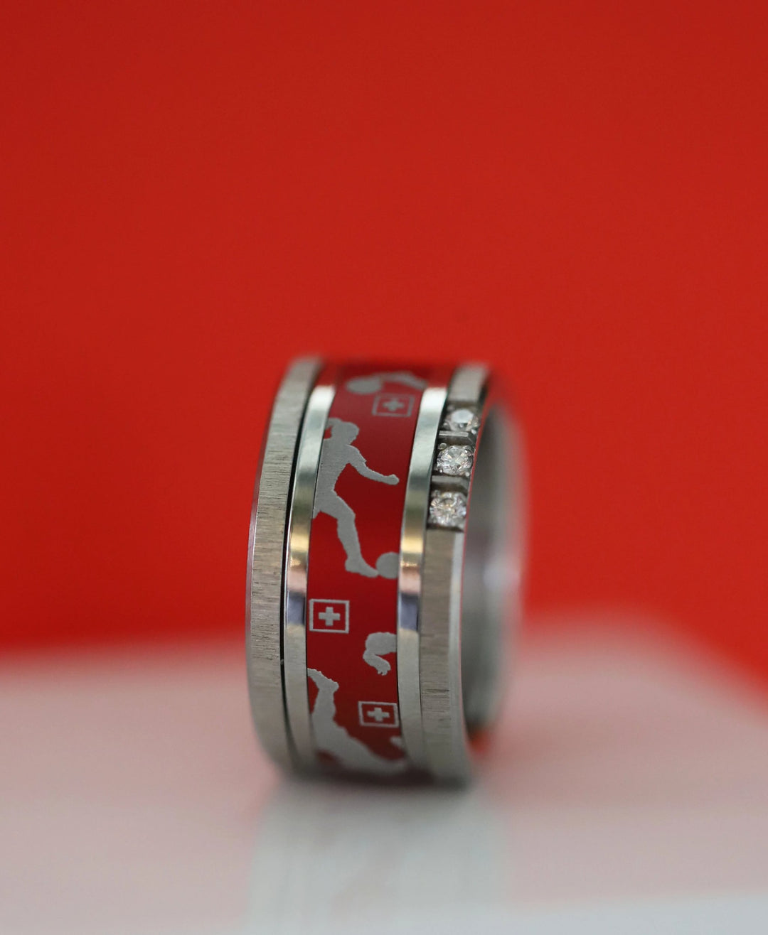 🇨🇭🇨🇭🇨🇭 2/3 Addon in red aluminium "Girly Nati"