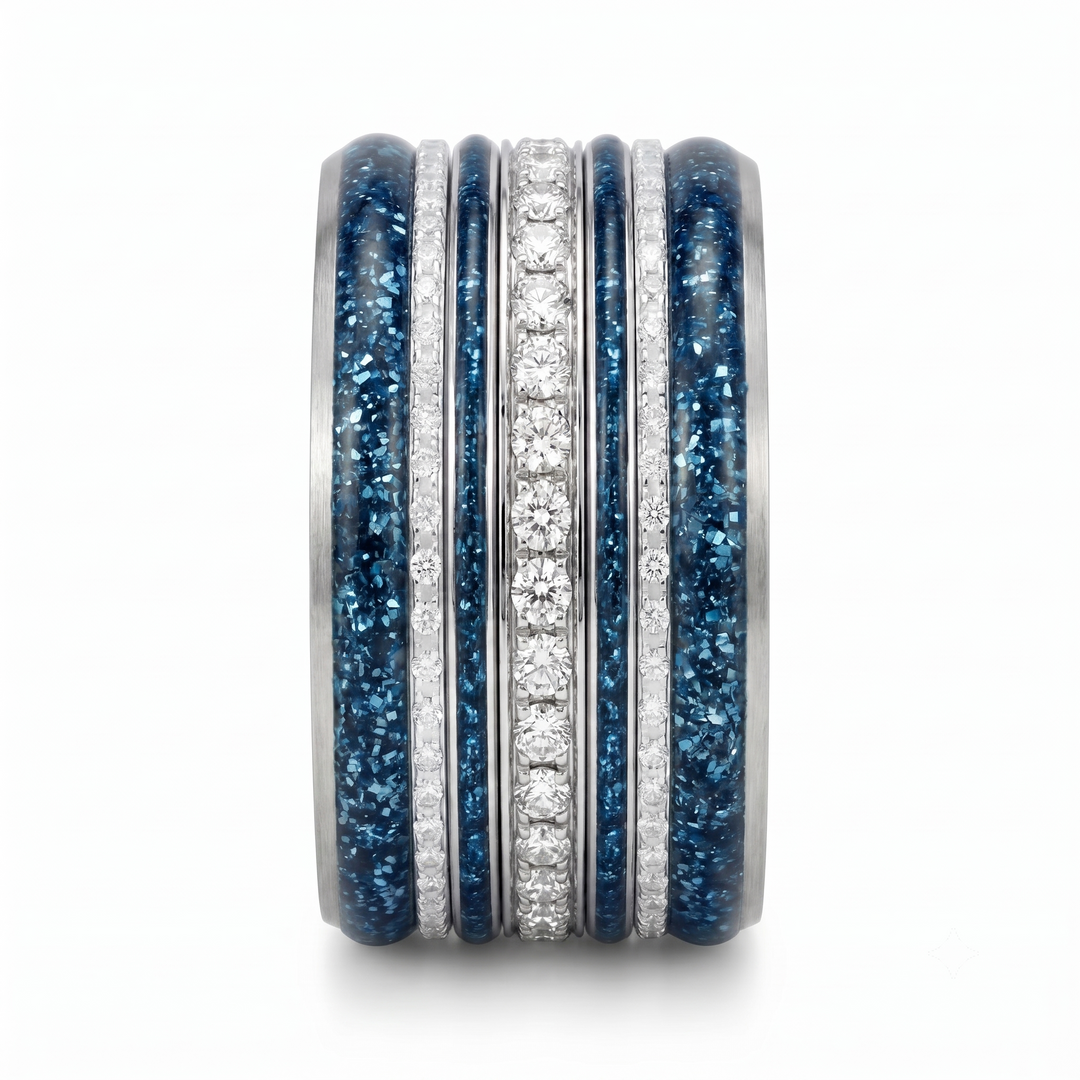 🌌 SET Éternité Astrale Bleu Stellaire