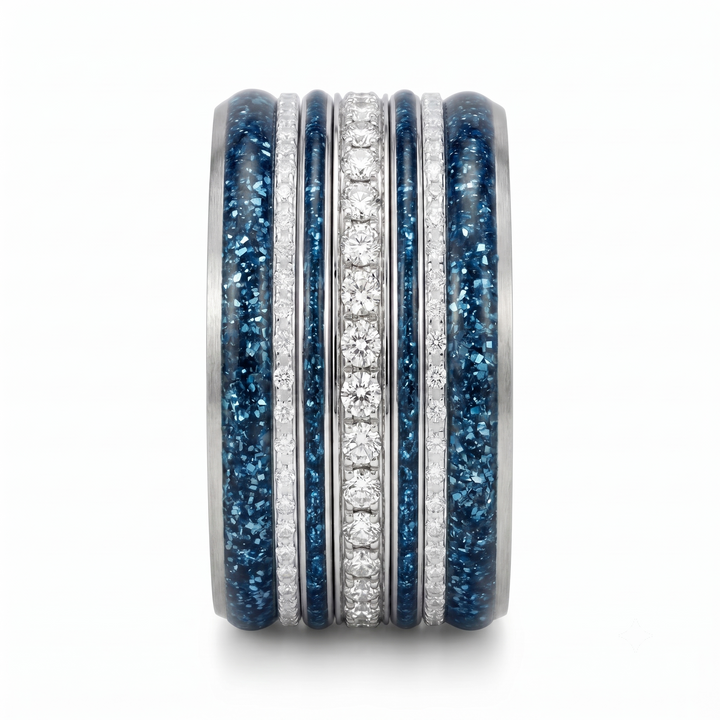 🌌 SET Éternité Astrale Bleu Stellaire