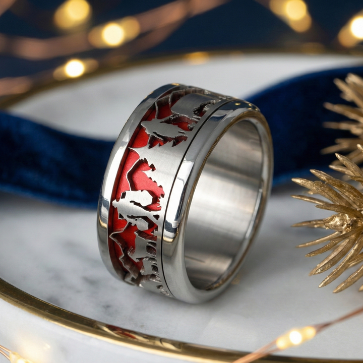 Ringset Poya with 7 colors of choice - Interchangeable mood ring