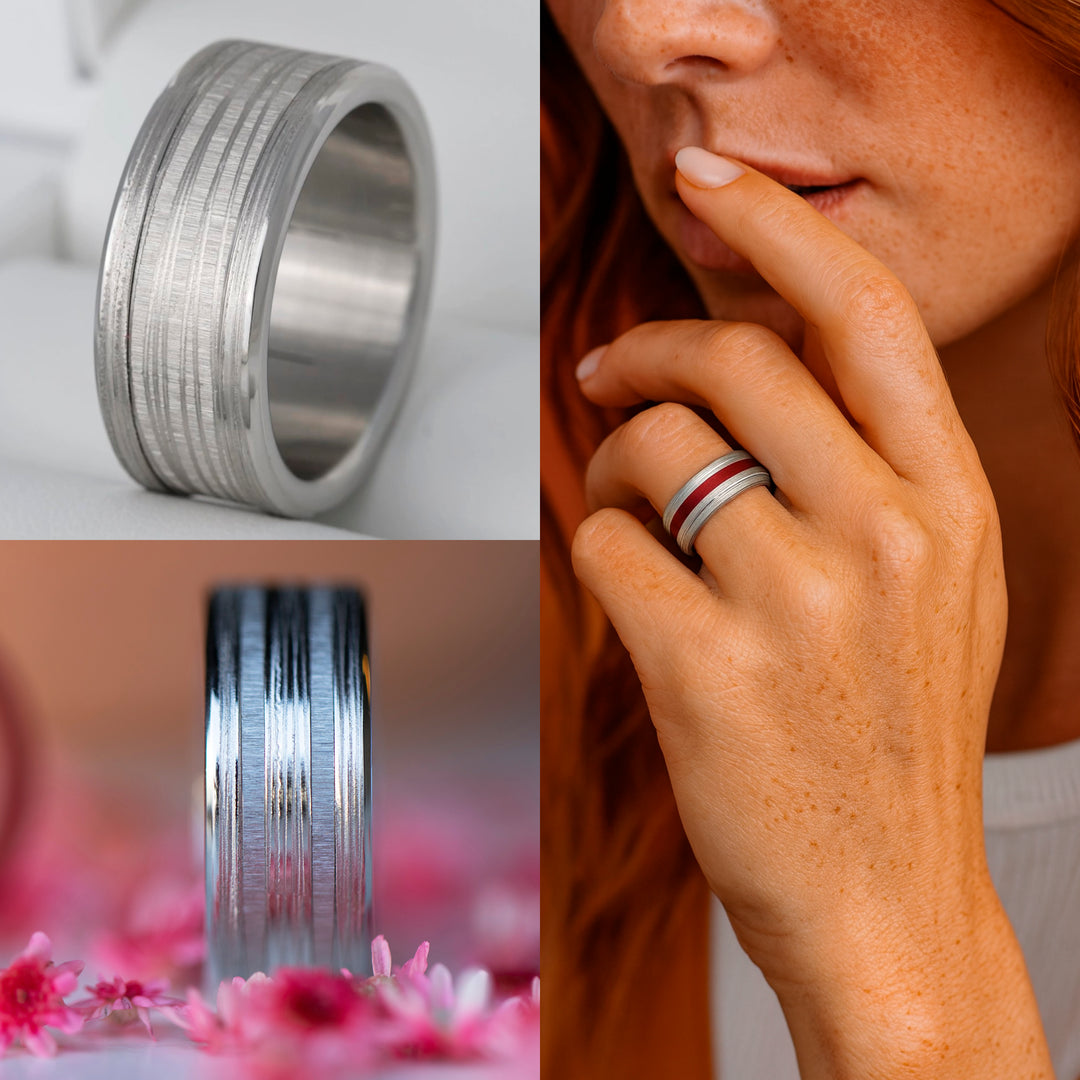 Base extra small "Halo" en acier inoxydable pour bague mood interchangeable