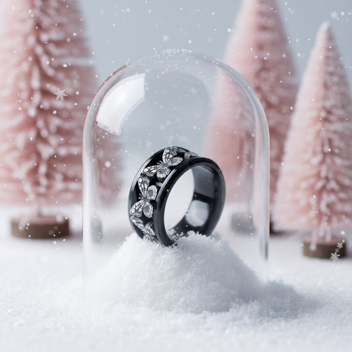 Ring set Mariposa Black