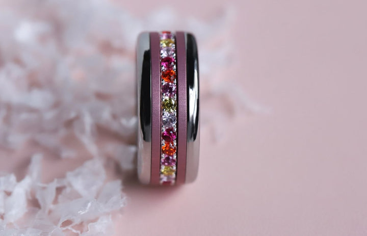 17 🎁 Anneau (addon medium) "Auréclat" en argent 925 serti de zircons