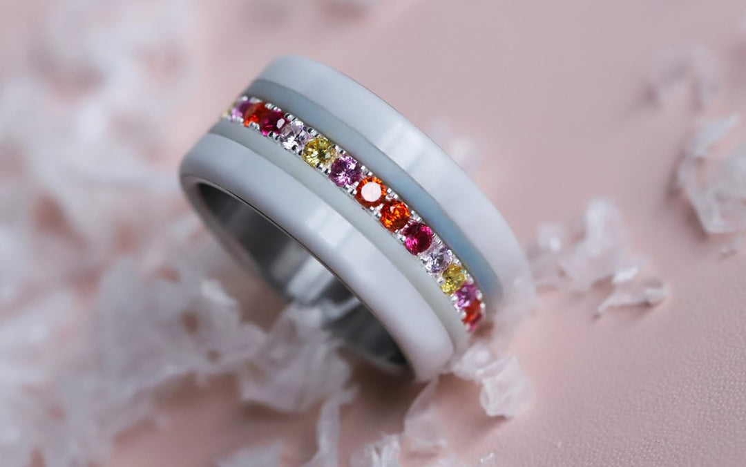 17 🎁 Anneau (addon medium) "Auréclat" en argent 925 serti de zircons