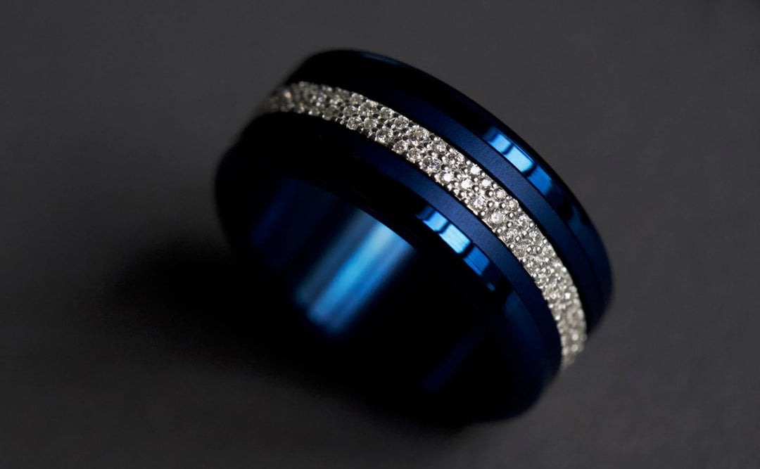 ❄️ Anneau (medium) en argent Trésor entièrement serti de zircons pour bague mood interchangeable