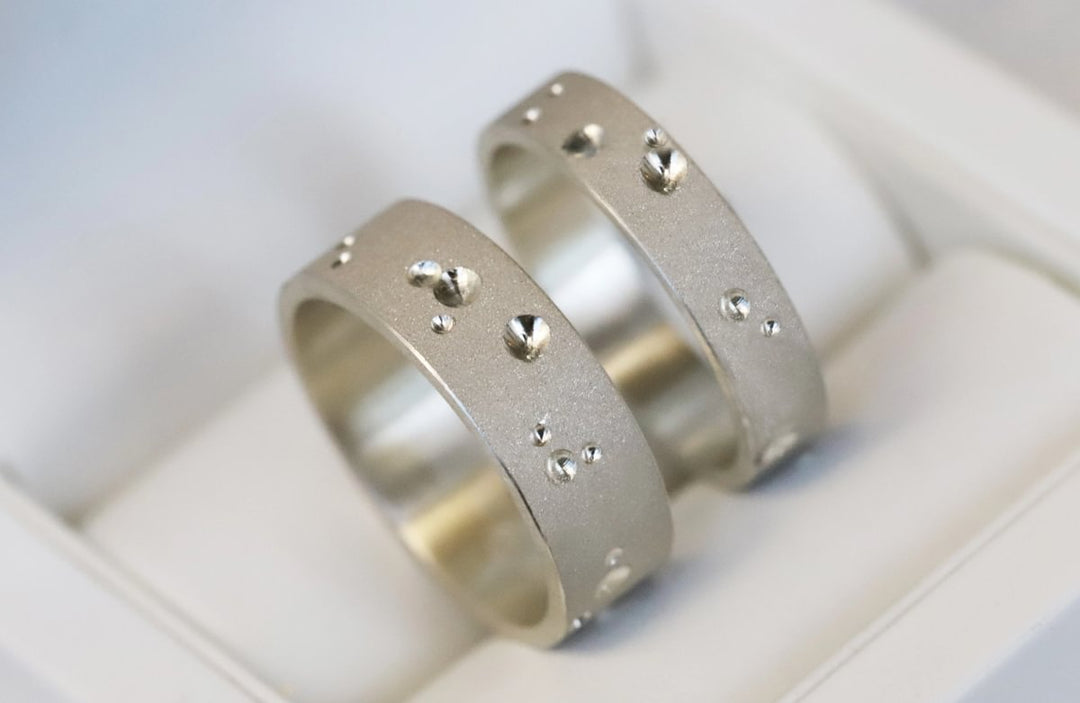 🌙Inner ring "Moon" in staked silver for interchangeable mood ring