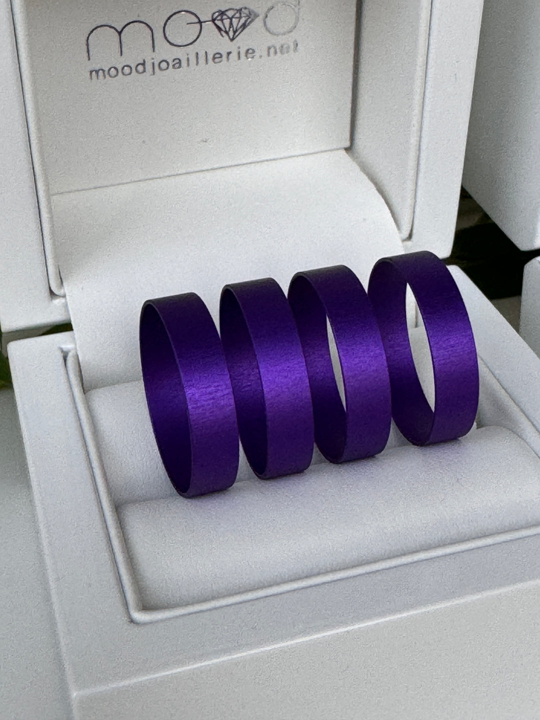 Insert deux tiers en aluminium, violet