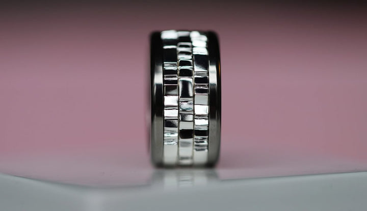 Anneau (medium) en argent 925 "Square" pour bague mood interchangeable