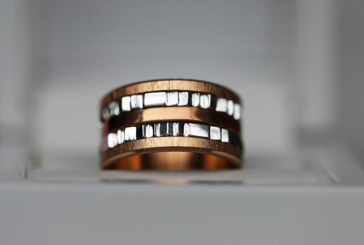 Anneau (medium) en argent 925 "Square" pour bague mood interchangeable