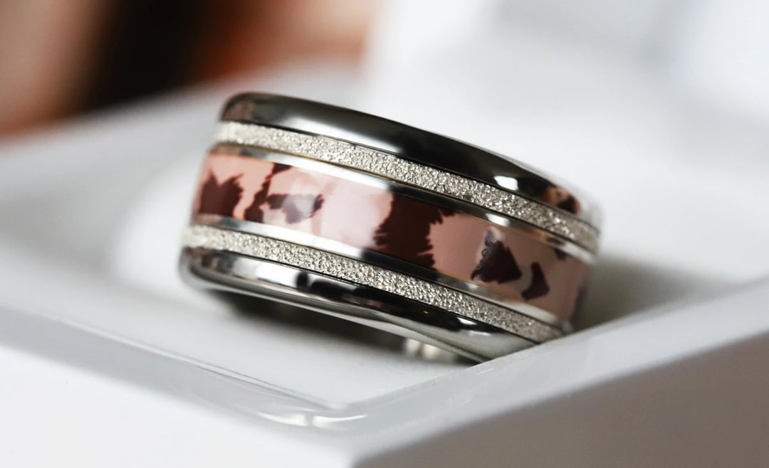 Panthera  🐅 anneau (addon, deux tiers ou medium) en argent 925 avec un revêtement en émail