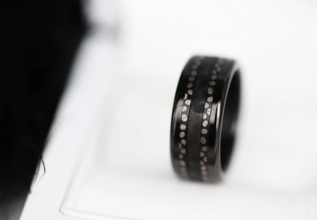 Pack de 2 minis en acier noir «Memento »