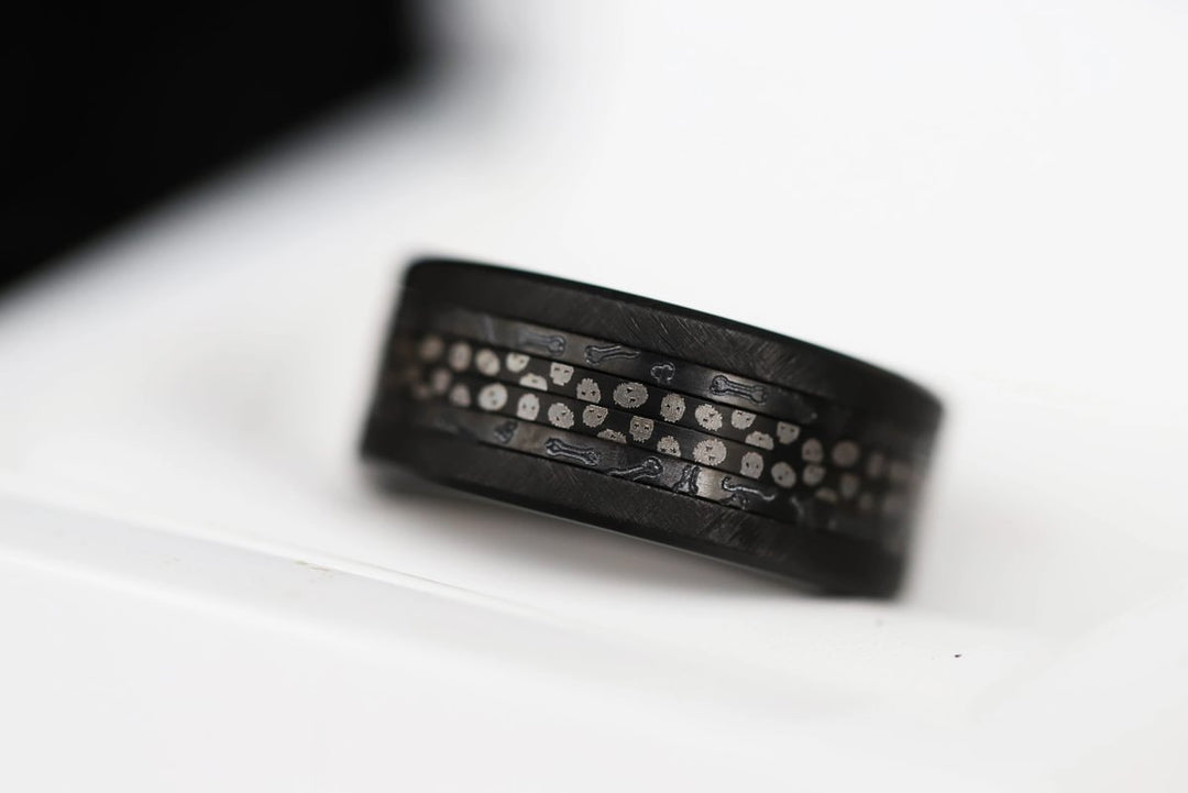 Pack de 2 minis en acier noir «Memento »