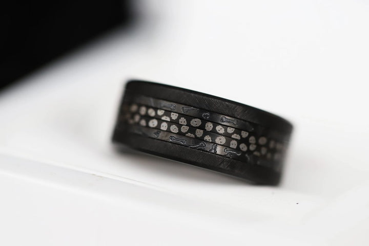 Pack de 2 minis en acier noir «Memento »