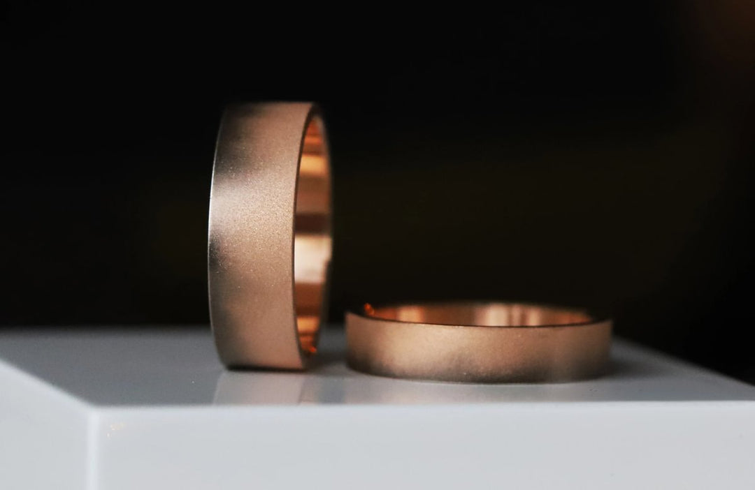 Innenring (Addon oder 2/3 Addon) Shadow Rosa aus abgestufter Edelstahl für den auswechselbaren mood Ringe