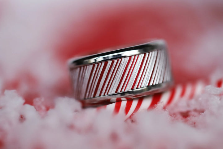 14 🎁 Innenring (Addon oder 2/3 Addon) "Weihnachtszucker" aus rotem Aluminium