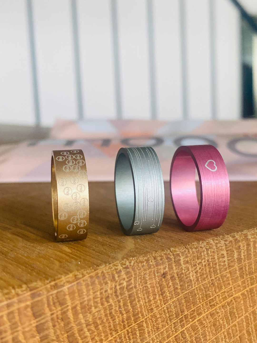 🥚 OEUF /LAPIN SURPRISE - VIDE MOOD RING -  3 addons  en aluminium