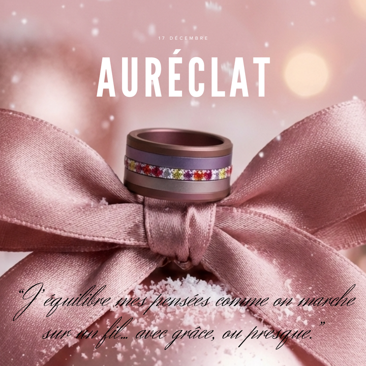 17 🎁 Anneau (addon medium) "Auréclat" en argent 925 serti de zircons