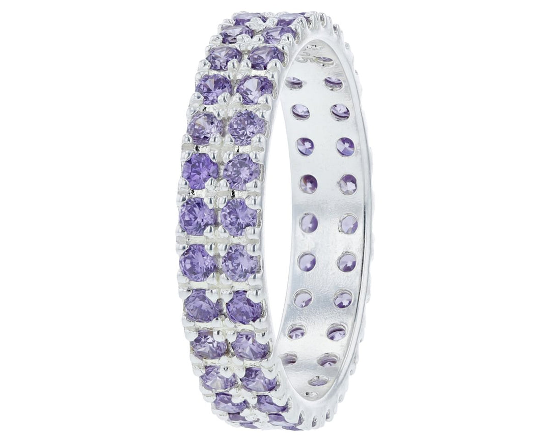 LUMINA Soraura purple - interchangeable inner ring in 925 silver for mood ring