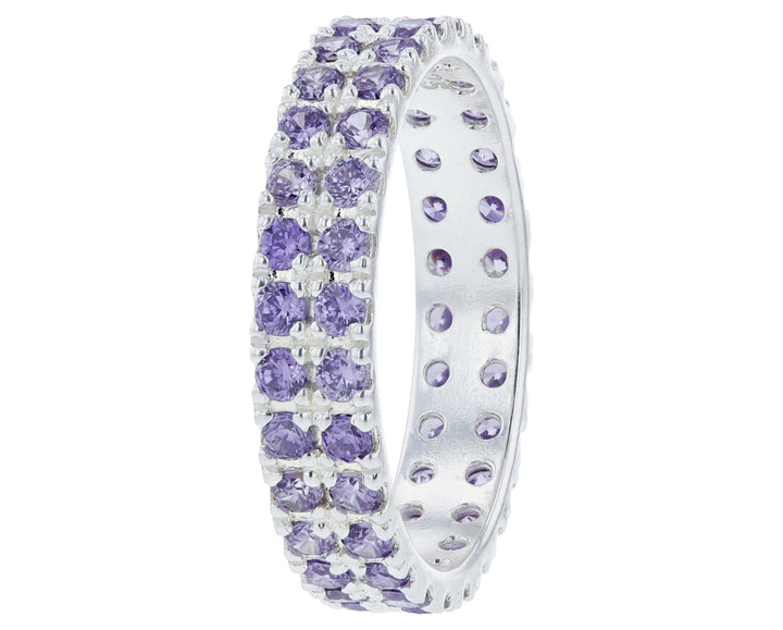 LUMINA Soraura purple - interchangeable inner ring in 925 silver for mood ring
