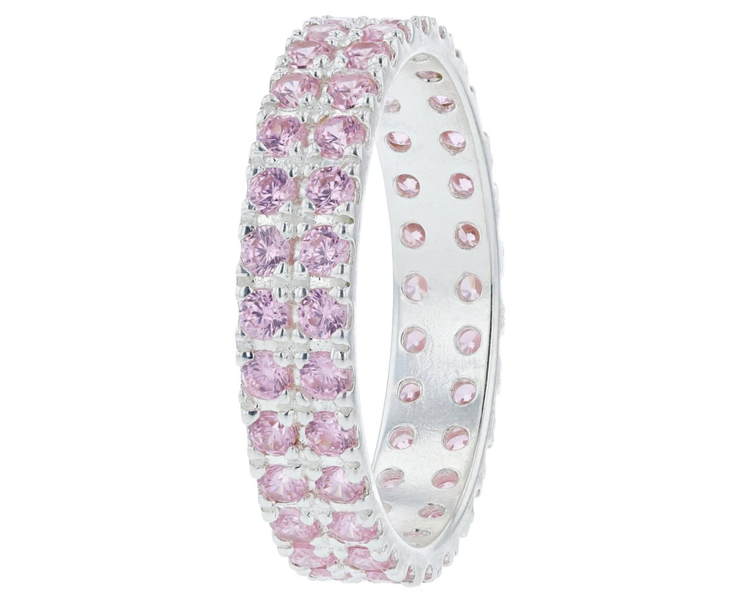 LUMINA sakura pink  - interchangeable inner ring in 925 silver for mood ring