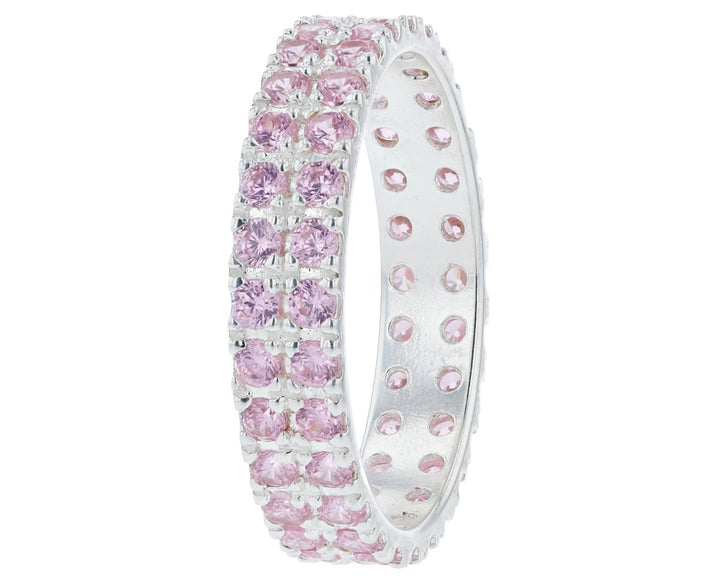 LUMINA sakura pink  - interchangeable inner ring in 925 silver for mood ring