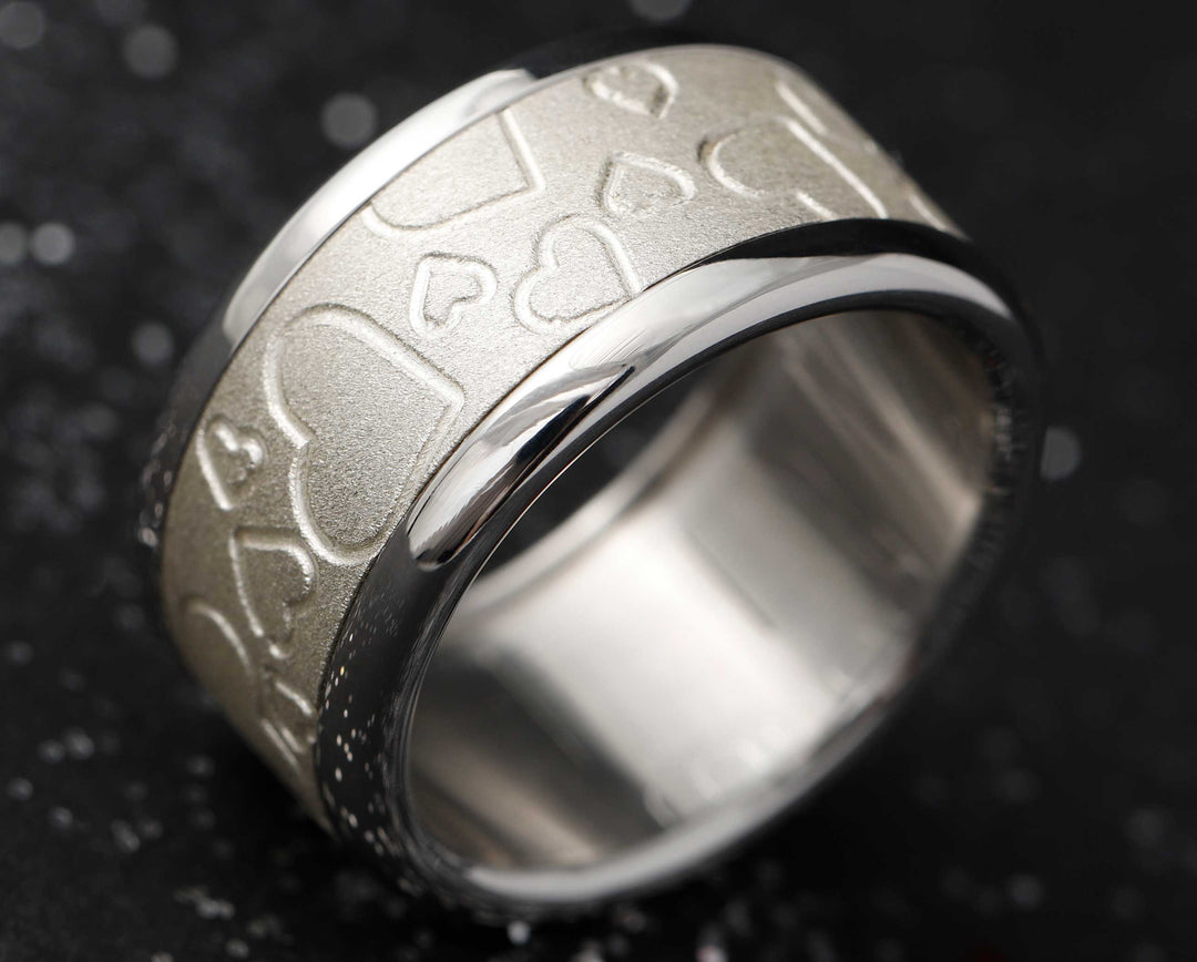 Addon argent heart