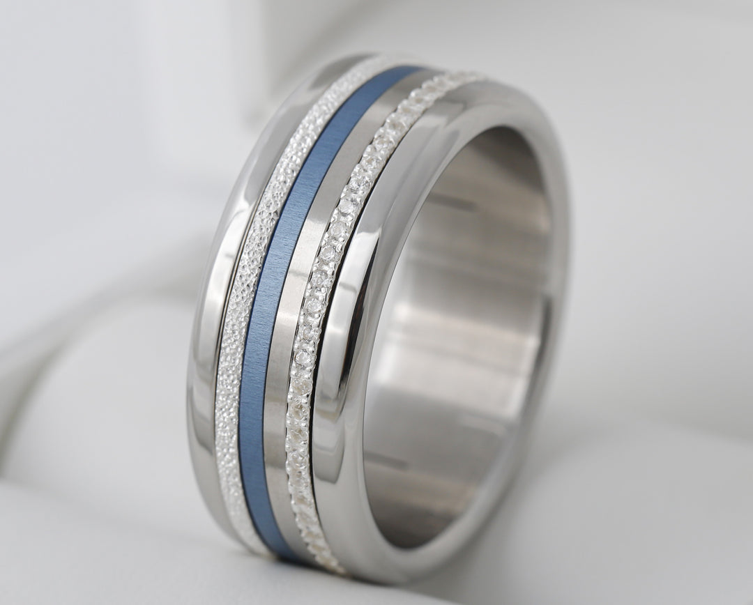 [Offre d'automne] Bague mood interchangeable "Astral mini" en argent 925 (9mm)