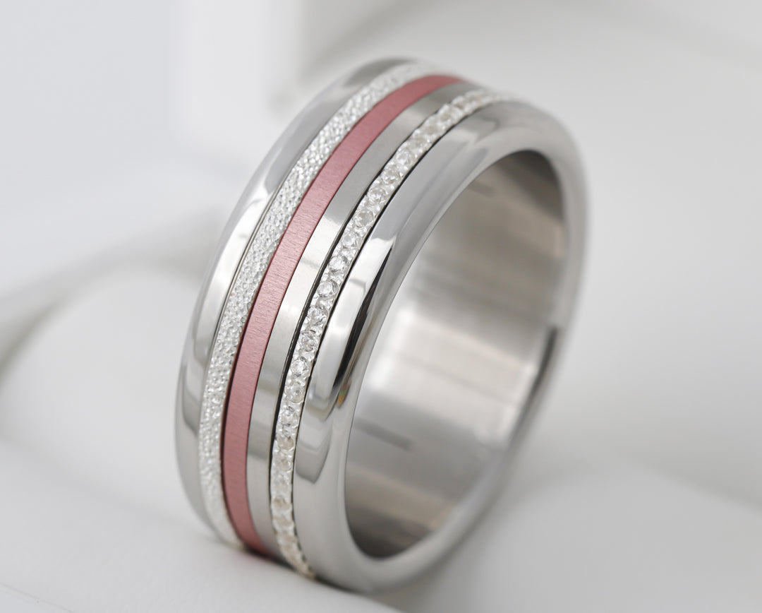 [Offre d'automne] Bague mood interchangeable "Astral mini" en argent 925 (9mm)
