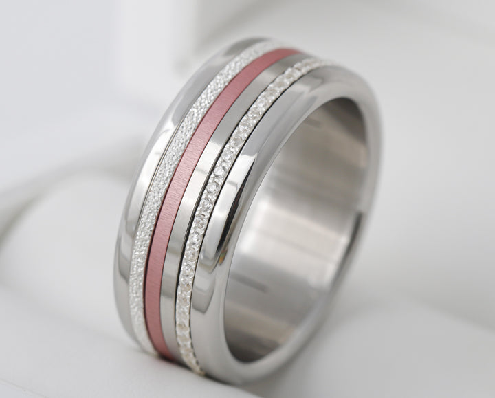[Offre d'automne] Bague mood interchangeable "Astral mini" en argent 925 (9mm)