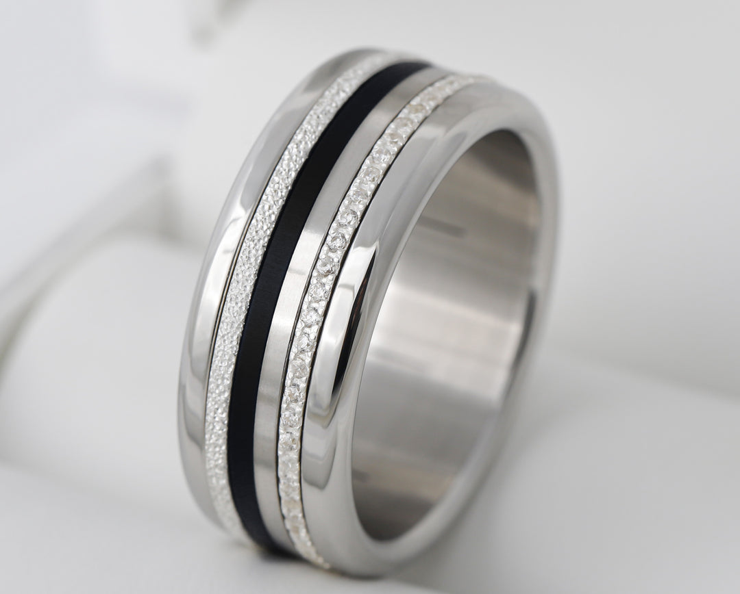 [Offre d'automne] Bague mood interchangeable "Astral mini" en argent 925 (9mm)