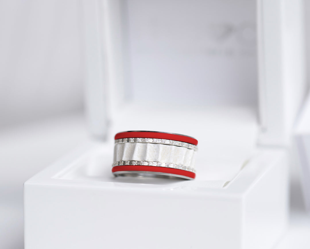 ❤️ BASE RED EN ÉMAIL - LA SMALL ❤️