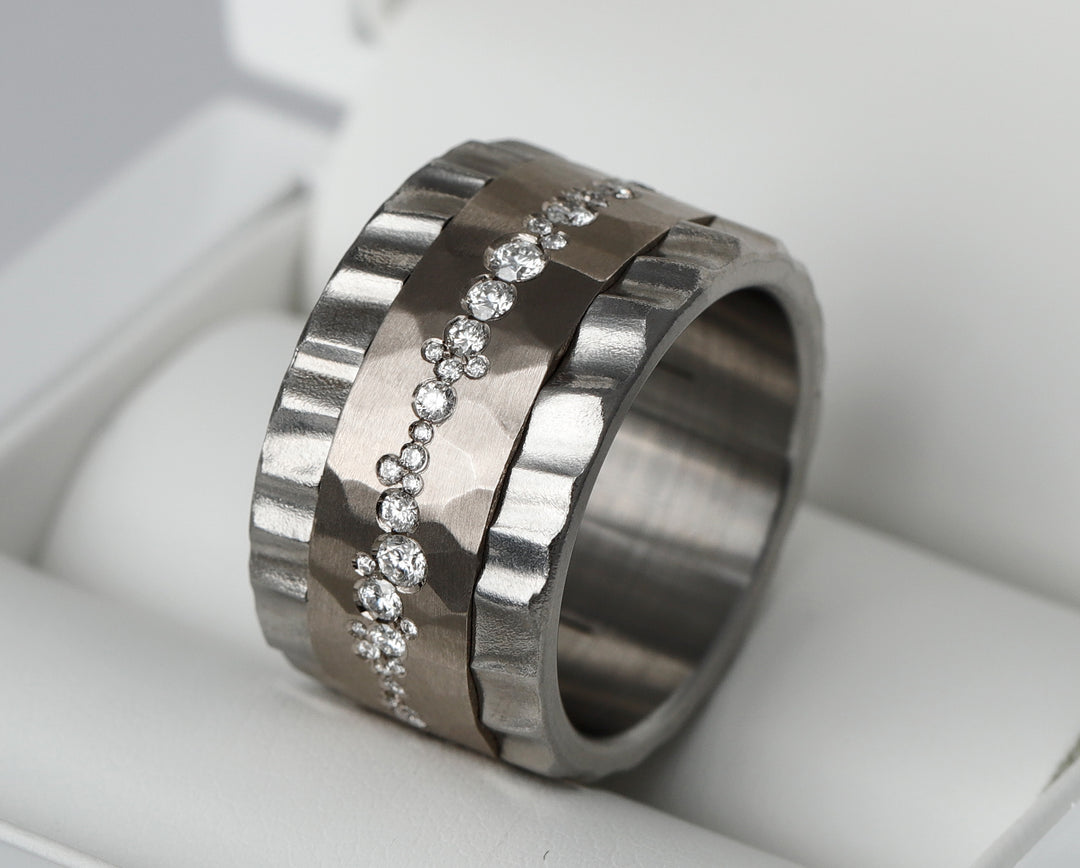 Base "Zagora" en acier inoxydable pour bague mood interchangeable