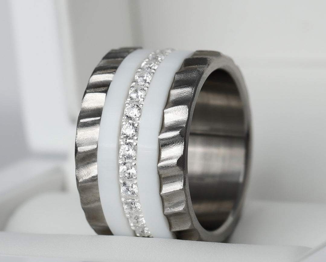Base "Zagora" en acier inoxydable pour bague mood interchangeable