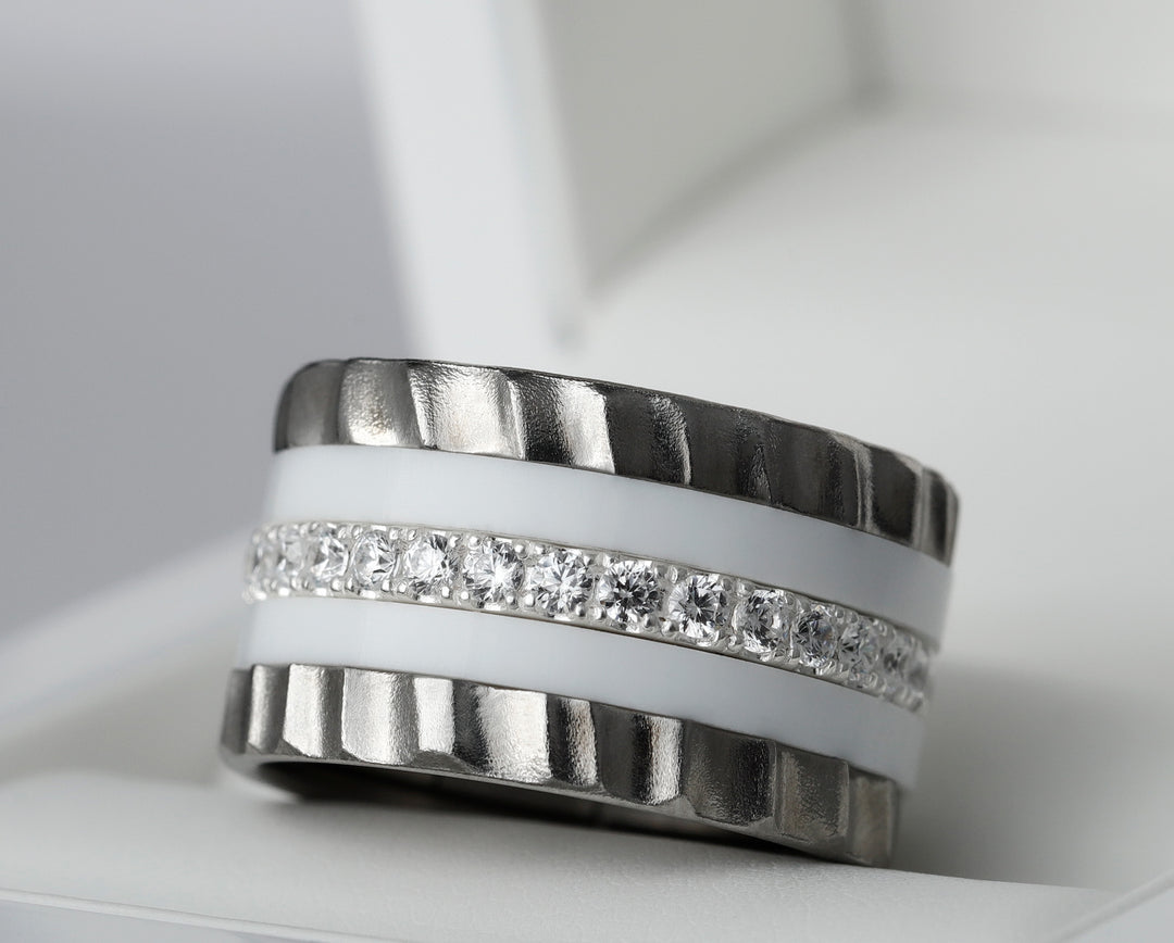 Base "Zagora" en acier inoxydable pour bague mood interchangeable