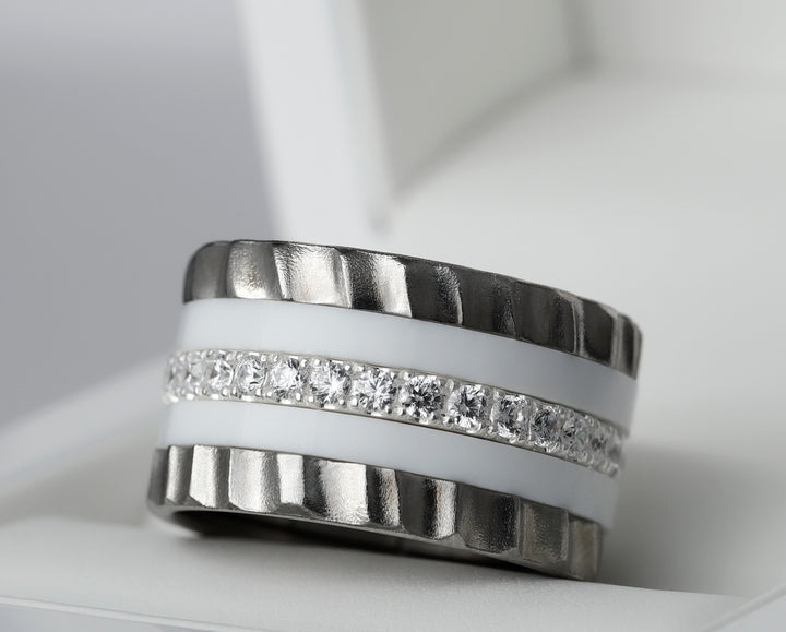 Base "Zagora" en acier inoxydable pour bague mood interchangeable