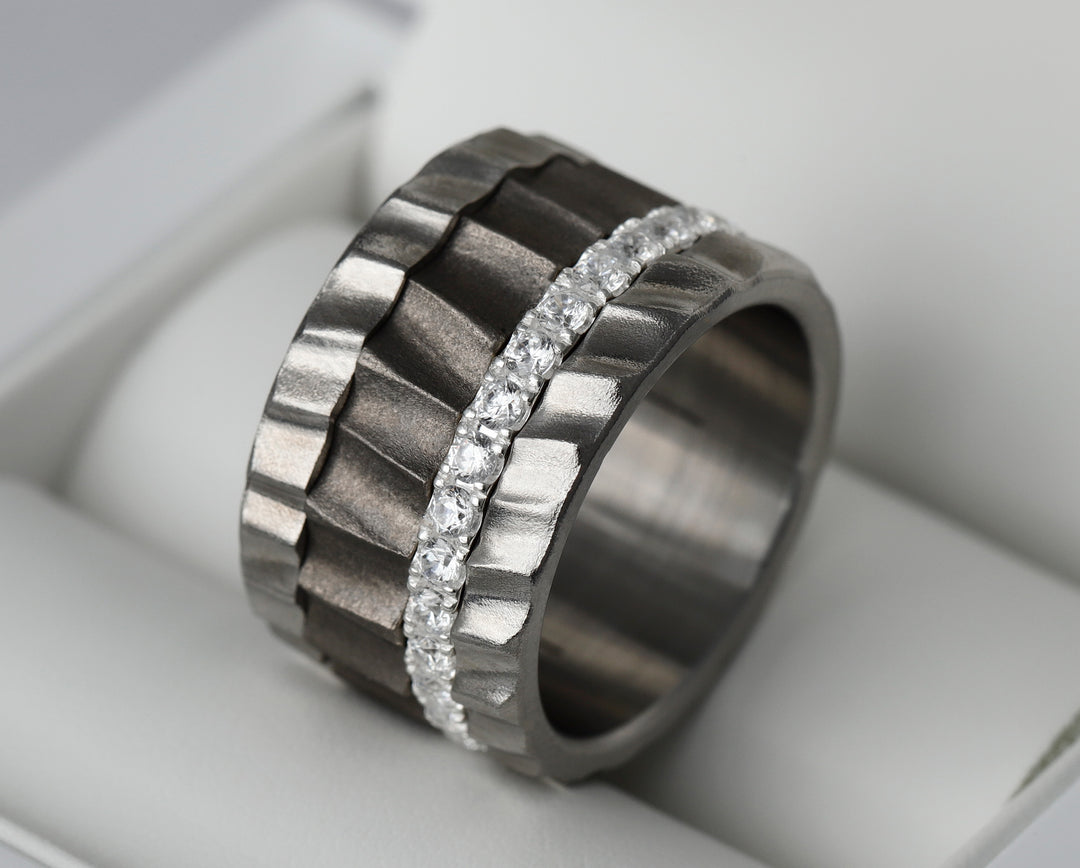 Base "Zagora" en acier inoxydable pour bague mood interchangeable